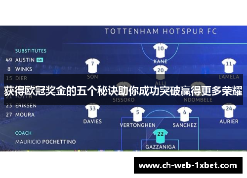 获得欧冠奖金的五个秘诀助你成功突破赢得更多荣耀