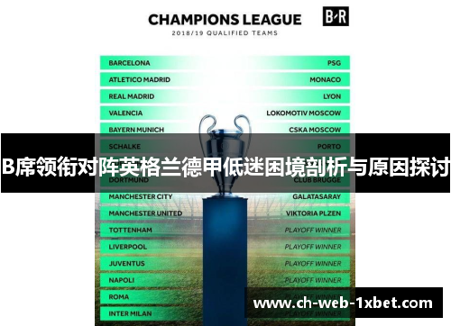 B席领衔对阵英格兰德甲低迷困境剖析与原因探讨